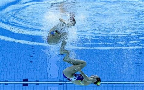 Israels Artistic Swimmers Snapped At The Olympics The Times Of Israel
