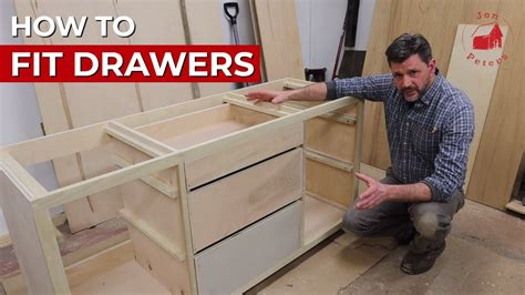 How To Fit Drawers Save Money With Diy Wooden Drawer Slides Youtube
