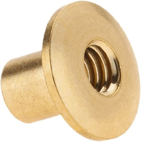 Made In Usa 8 32 Thread Barrel Brass Sex Bolt And Binding Post 09109471 Msc Industrial Supply