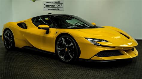 2023 Yellow Ferrari Sf90 Stradale Wild Hyper Car In Detail Youtube
