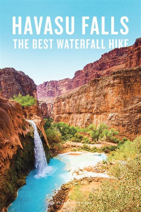 Just Outside Of The Grand Canyon Is Havasu Falls And Breathtaking View Well Worth The Hike To