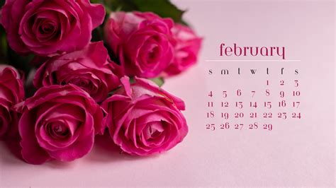 February 2024 Calendar Desktop Wallpaper Free To Use - Theda Gerrilee