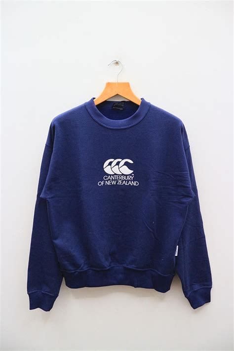 Vintage Canterbury Of New Zealand Sportswear Blue Pullover Etsy