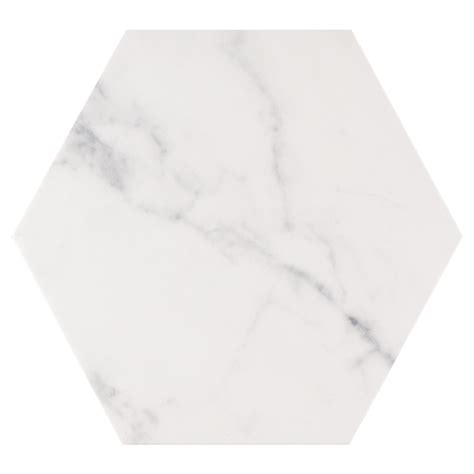 Hexagon Carrara Marble Effect Wall And Floor Tiles Marble Effect Tiles