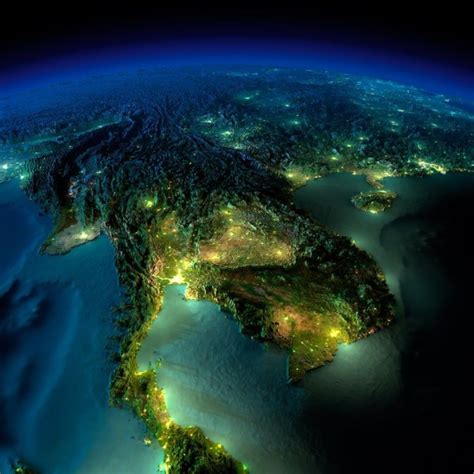 25 Breathtaking Images Of Earth At Night Taken From Space