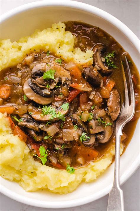 Mushroom Stew Recipe Nourish Plate