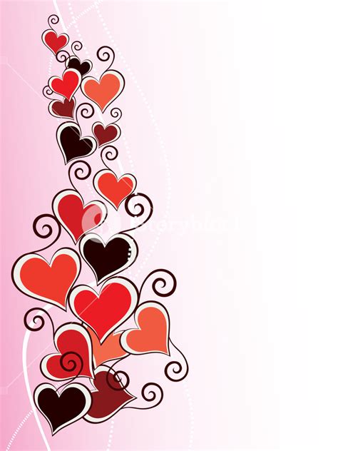 Background With Romantic Hearts Royalty Free Stock Image Storyblocks