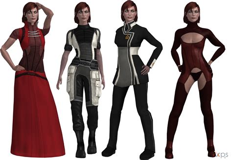me2 me3 jane shepard outfits xps by sonyume on deviantart
