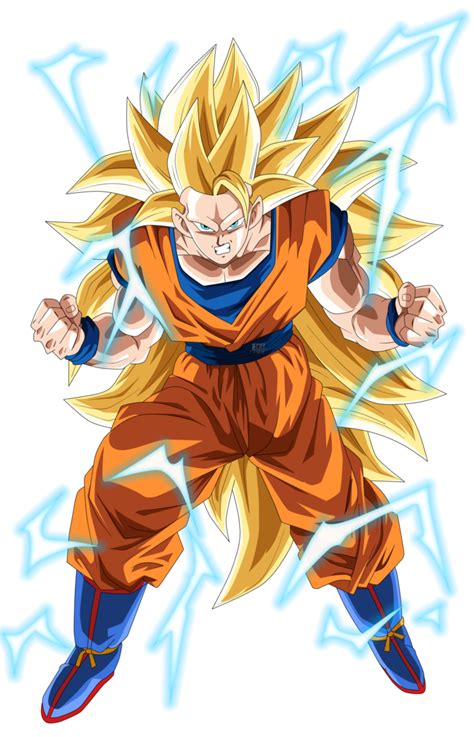Dragon ball deals with a very young goku in his childhood who by chance meets bulma and goes on an adventure that culminates with him gathering all the i personally started watching from the very begining (dragonball) when i was very young, and i enjoyed it a lot. Son Goku Super Saiyajin 3 - Dragon Ball by UrielALV on DeviantArt
