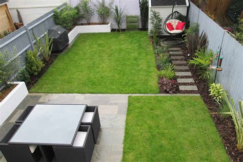 If you have a well cared for and manicured lawn, a colorful garden is the perfect addition to line the lawn and give it depth. small garden designs - JM Garden Design