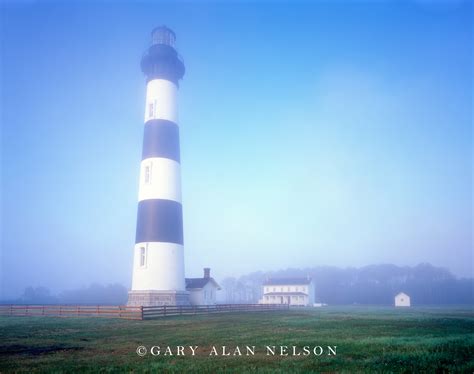 Fog And Bodie Island Lighthouse Cape Hatteras National Seashore North Carolina Gary Alan