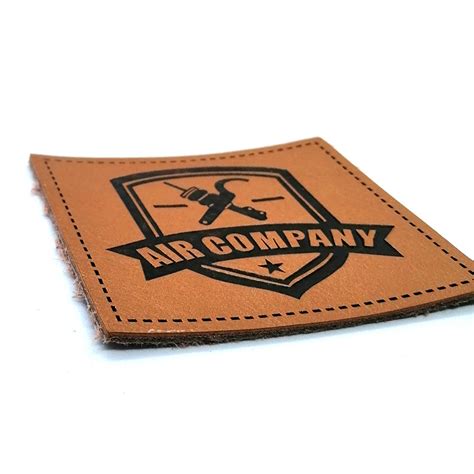 Custom Leather Patches Garment Accessories For Jackets