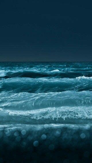 Night Sea Wallpaper Waves Best Iphone Wallpapers Ocean Wallpaper