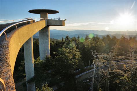 Clingmans Dome In Great Smoky Mountains