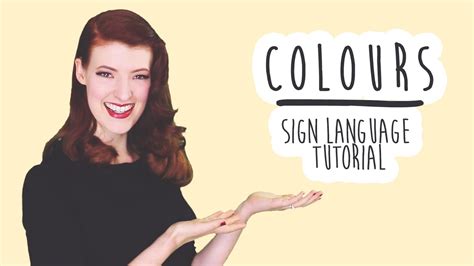 Sign in to your allintitle account and continue your keyword research, serp analysis of competitors, rank tracking. Colours - Learn Sign Language (BSL) - YouTube