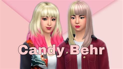 The Sims 4 Candy Behr Makeover No Cc Youtube