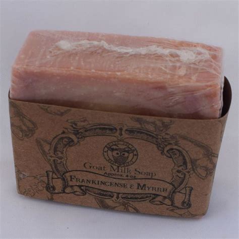 Frankincense And Myhrr Goat Milk Soap Dizzy Does Goat Ranch