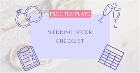 Wedding Decoration Planning Checklist Shelly Lighting