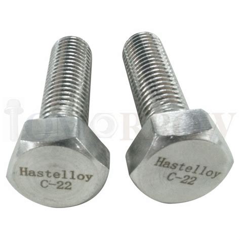 Stainless Steel Full Thread Hastelloy C Hex Bolt Rs Piece Id