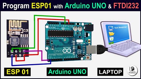 How To Program Esp8266 Esp 01 With Arduino Uno And Ftdi232 Youtube