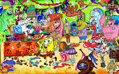 Spongebobs House Party 20th Anniversary Edition By Wilduda On Deviantart
