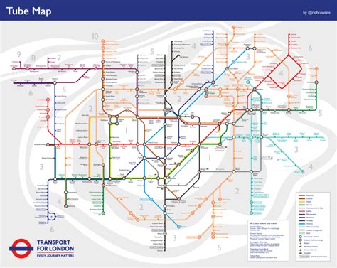 Transit Maps Unofficial Map Redesigned London Underground Map By Rich