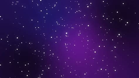 Starry Night Sky Animation With Light Particles Royalty Free Video