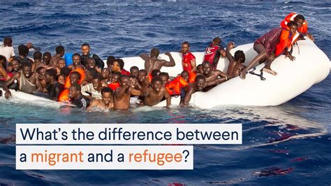 The Difference Between A Migrant And A Refugee Youtube
