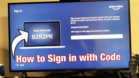 Amazon Com Mytv Login Sign In To Prime Video On Your TV