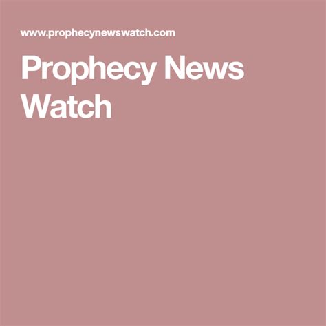 Prophecy News Watch Prophecy Bible Prophecy World Religions