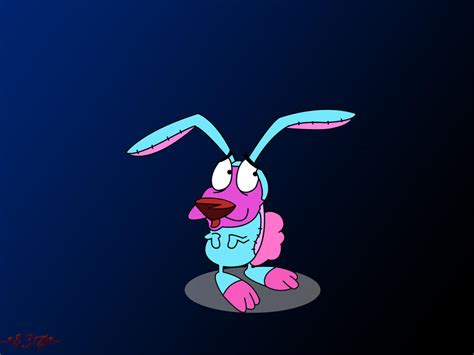 Courage The Cowardly Bunny By Albert0 On Deviantart