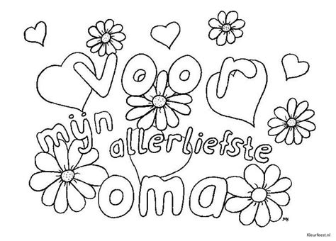Kleurplaten Verjaardag Oma 65 Jaar