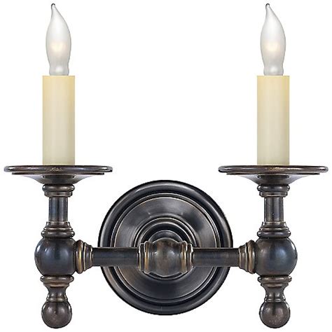 Classic Double Wall Sconce By Visual Comfort At Double