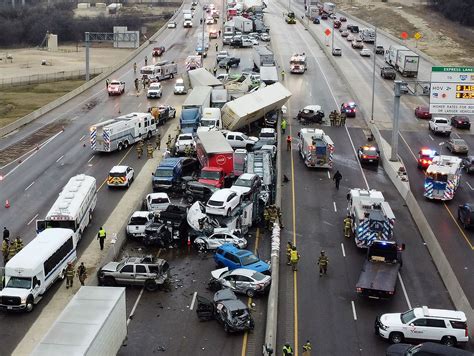 Photos: At least 6 dead in 133-car pileup in Fort Worth after freezing