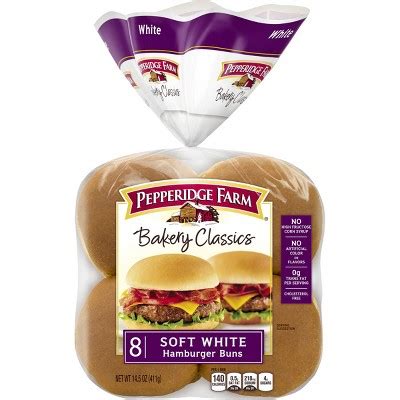 From smiling snacks to wholesome breads to the most elegant golden pastries. Pepperidge Farm® Bakery Classics Soft White Hamburger Buns - 8ct : Target