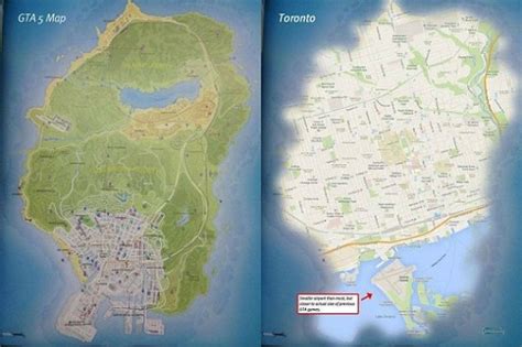 Gta Vs Map Compared To Major Cities Capsule Computers