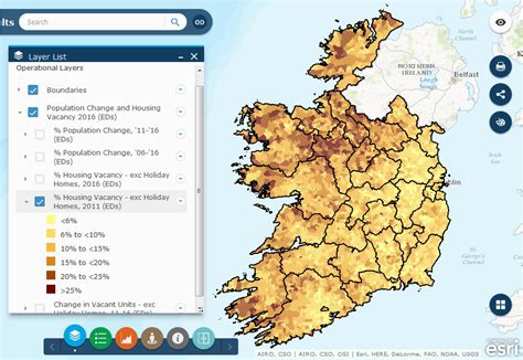 Population Density Map Of Ireland Secretmuseum