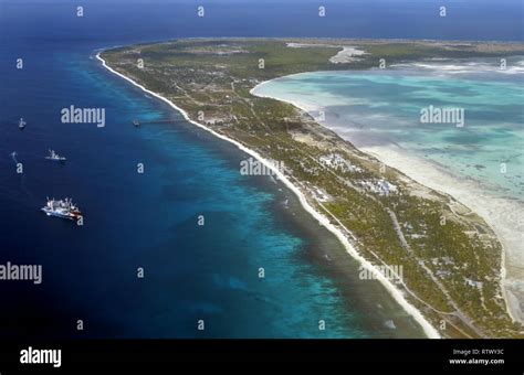 Luftaufnahme Von Christmas Island Kiritimati Kiribati