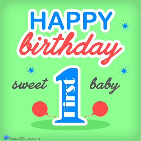 1st Birthday Wishes For Baby 100 Messages