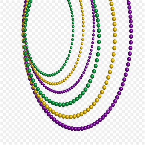 Mardi Gras Beads Vector Hd Png Images Mardi Gras Beads Beads Mardi