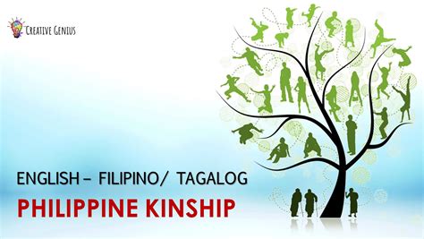philippine kinship part 1 2 english filipino tagalog translation creative genius