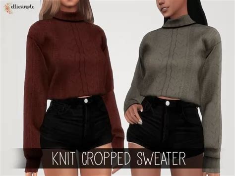 A sim card (subscriber identity module or subscriber identification module) is a very small memory card that contains unique information that identifies it to a specific mobile network. Elliesimple - Knit Cropped Sweater - The Sims 4 Download ...