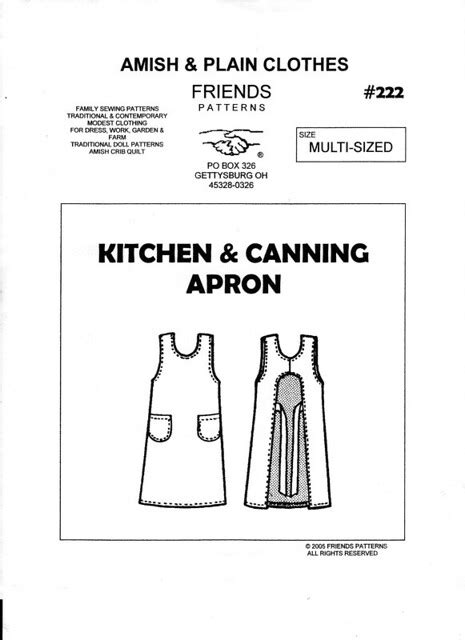Amish Apron Pattern Here You Are Gw And Anyone Else Inte Flickr