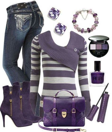 Purple Outfits Image By Teresa Langston On I Love Purple Fashion Purple Fashion