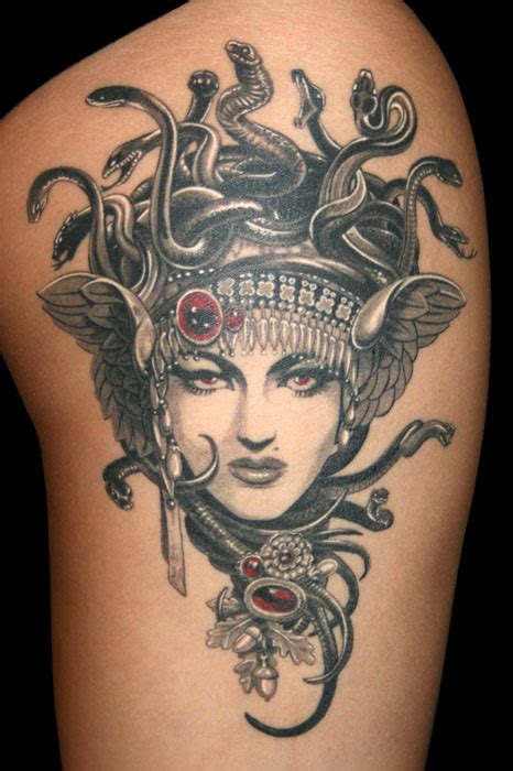 Here's taking a look at some medusa tattoo design ideas and their meanings. Medusa Tattoo by nataliaborgia on DeviantArt