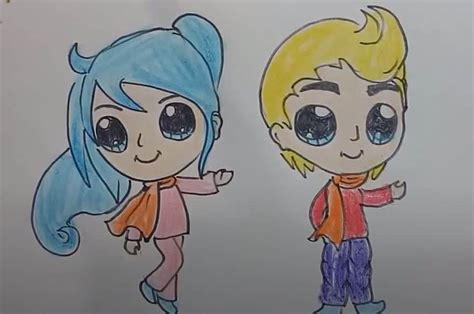 How To Draw Boy And Girl Cute And Easy Htfunny