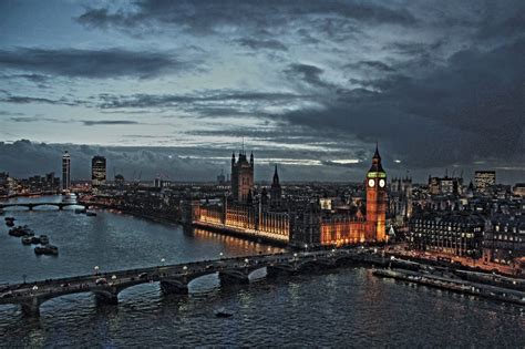 Architecture Building Tower Cities Light Londres London