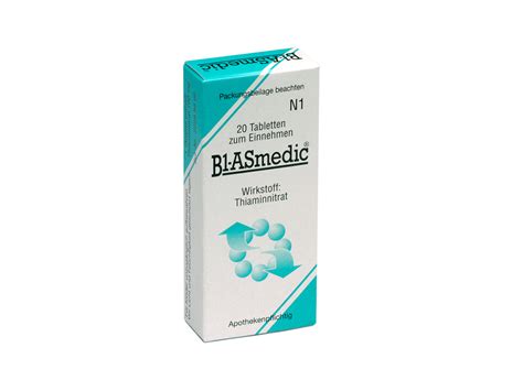 Thiaminnitrat (vitamin b1) riboflavin (vitamin b2) pyridoxinhydrochlorid (vitamin b6) cyanocobalamin (vitamin b12) biotin folsäure niacin pantothensäure. B1-ASmedic®