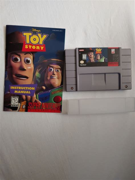 Snes Toy Story Game Manual And Sleeve Nintendo Gameboy Toy Story Game