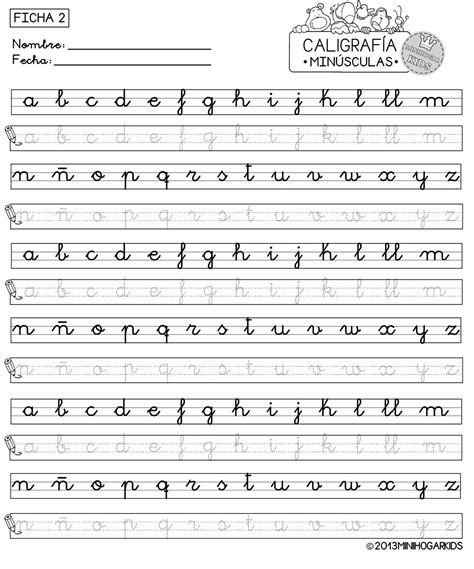 Fichas 1 2 Y 3 De Caligrafía Punteada Para Aprender A Escribir En